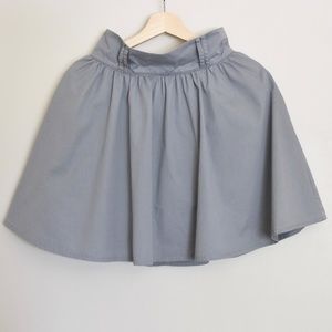 H&M Divided Gray Skater Skirt